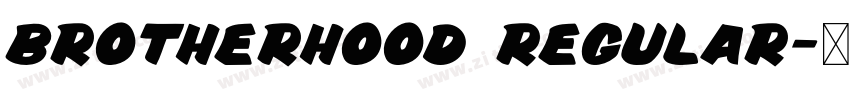 Brotherhood Regular字体转换